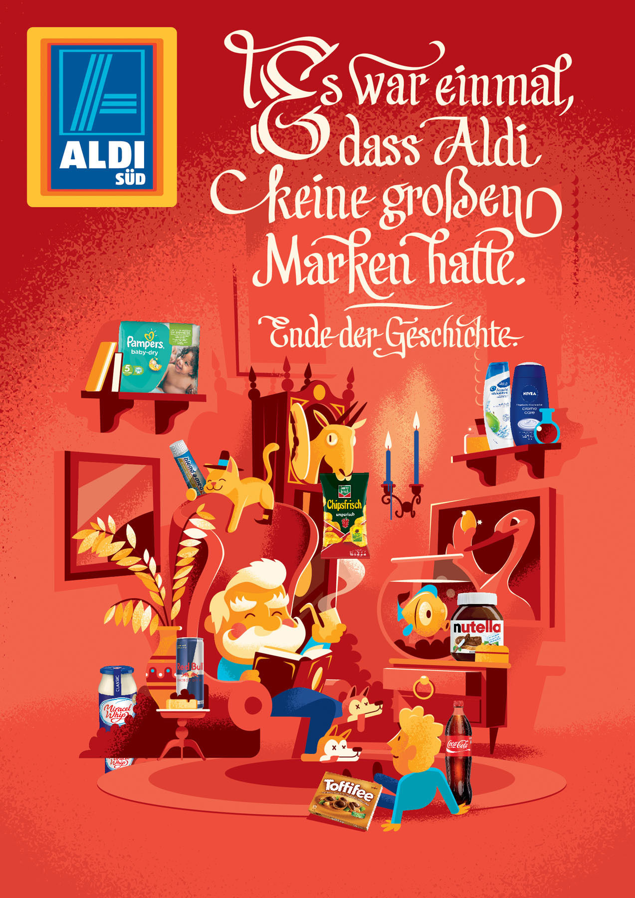 Revolution! Illustrierte Werbekampagne von Aldi Süd | PAGE ...